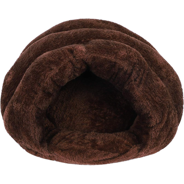 Кімната для собак та котів ITODA: м'яке ліжко-будиночок для собак, котів, цуценят. Тепле та затишне місце для відпочинку вдома. Колір: темно-коричневий