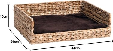 Лежанка для котів Karlie Banana Leaf De Luxe, 44 x 34 x 14 см