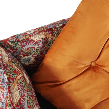 Клітинка для собак Rosewood x Morris & Co. з принтом William Morris (Erdbeerdieb Burgandy, Small), велика, з антиковзким дном, миється