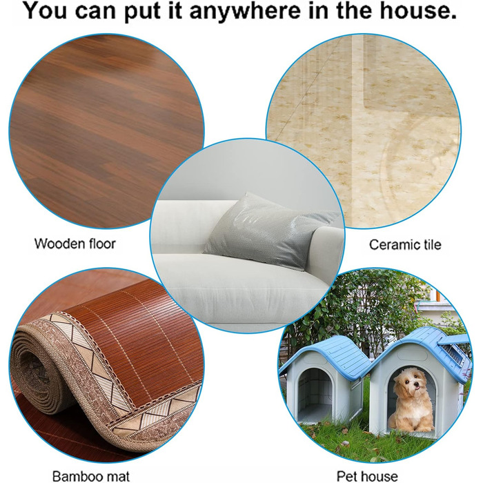 Кругле ліжко для котів та собак Nisrada, 60 см, Khaki, з неслизьким дном