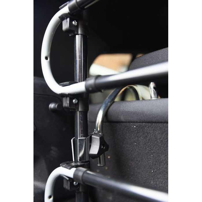 Сітка для багажника для собак, регульована за висотою та шириною, безпечна для транспортування, міцна металева сітка, підходить для SUV, універсалів та хетчбеків