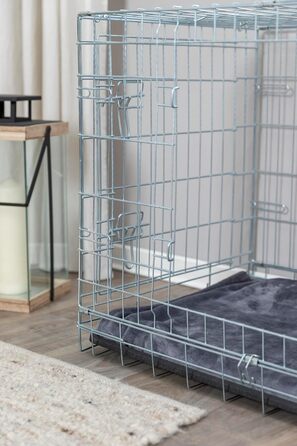 Клітка для собак TRIXIE Home S, 64x54x48 см, металева, складана, 2 двері, з піддоном