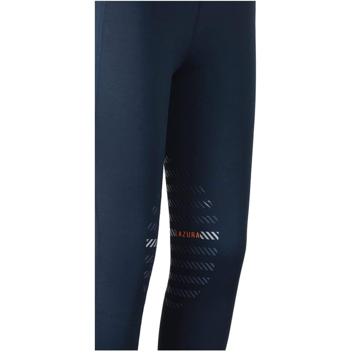 Легінси для верхової їзди Lazura Winter Anita | Силіконовий накладка на колінах | 2 кишені для телефону | Чорні або темно-сині | Розміри 32-46