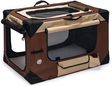Пластиковий контейнер для тварин Karlie Smart Top De Luxe, 91×61×58 см, бежево-коричневий