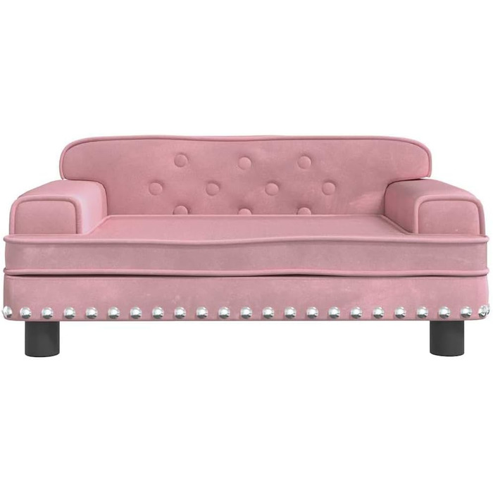 Крісло-ліжко для собак VidaXL, 70 x 45 x 30 см, Рожеве