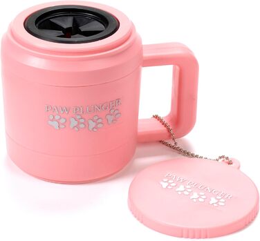 Очищувач лап для собак Paw Punger - рожевий, S