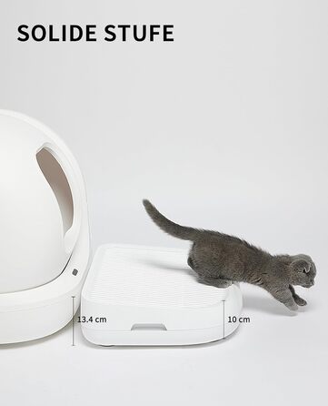 PETKIT килимок для котячого туалету, 50x41,5x13,5 см, універсальний для PURA MAX 2 і PURA X, подвійна фільтрація, легке очищення