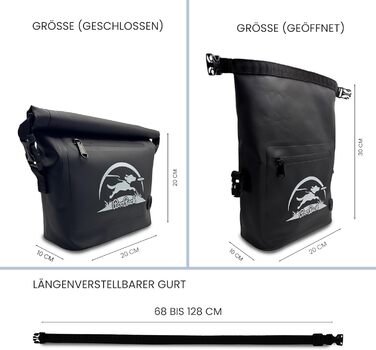 Таліас Лекерліташе – водонепроникна сумка для прогулянок з собакою з відділенням для герметичних відходів – сумка для дресирування собак, яку можна носити через плече або на поясі – сумка для корму та ласощів для собак