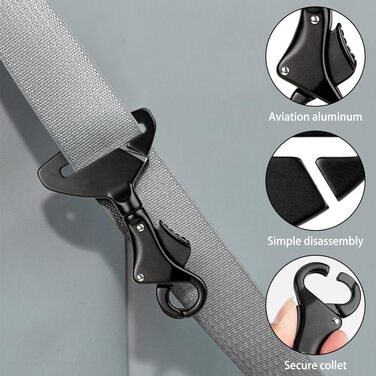 Затискач для собак, автомобільний ремінь безпеки для собак, затискач-замок, кріплення для собак до ременя безпеки