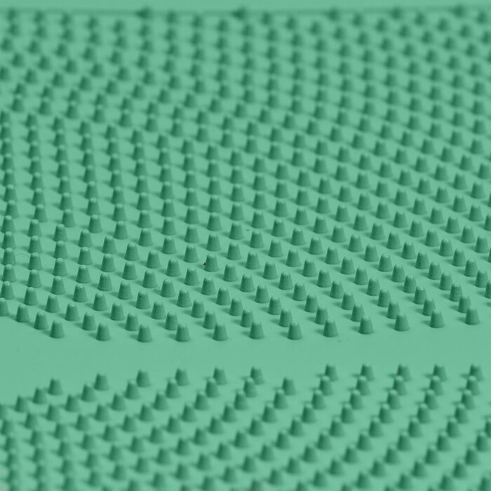 Килимок для котячого туалету з антиковзаючою поверхнею, свиняча сітка, 46x36x3 см, Made in Italy (Jolly Grün)