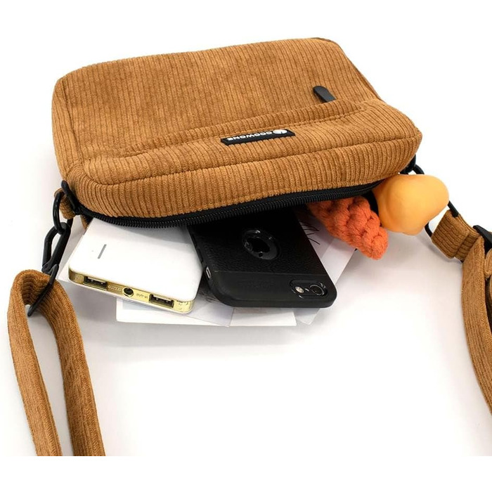 Сумка для ласощів для собак COOWONE - зручна для прогулянок, тренувань, з інтегрованим диспенсером для відходів (Коричневий 3.0)