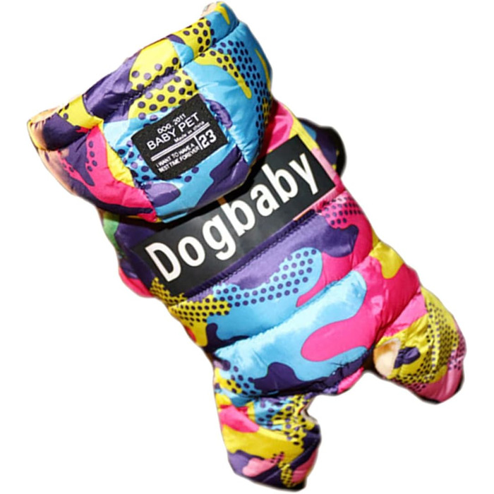 Зимова куртка для собак BESPORTBLE, водонепроникна, камуфляж, XL, для активного відпочинку