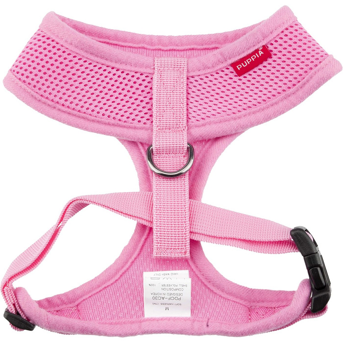 Нашийник для собак Пуппія (XS, Pink) - м'який, для малих та середніх порід, також для цуценят, анти-pull