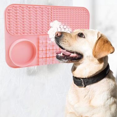 Повільний годівник для собак - килимок-головоломка, килимок для іграшок, рожевий, L