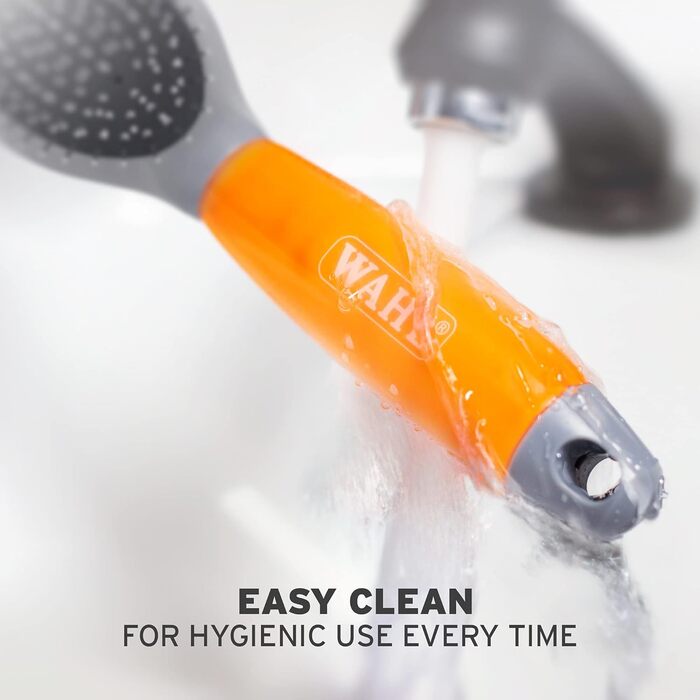 Двостороння щітка Wahl для собак і котів, 2 в 1, професійний догляд, видаляє ковтуни, помаранчевий колір