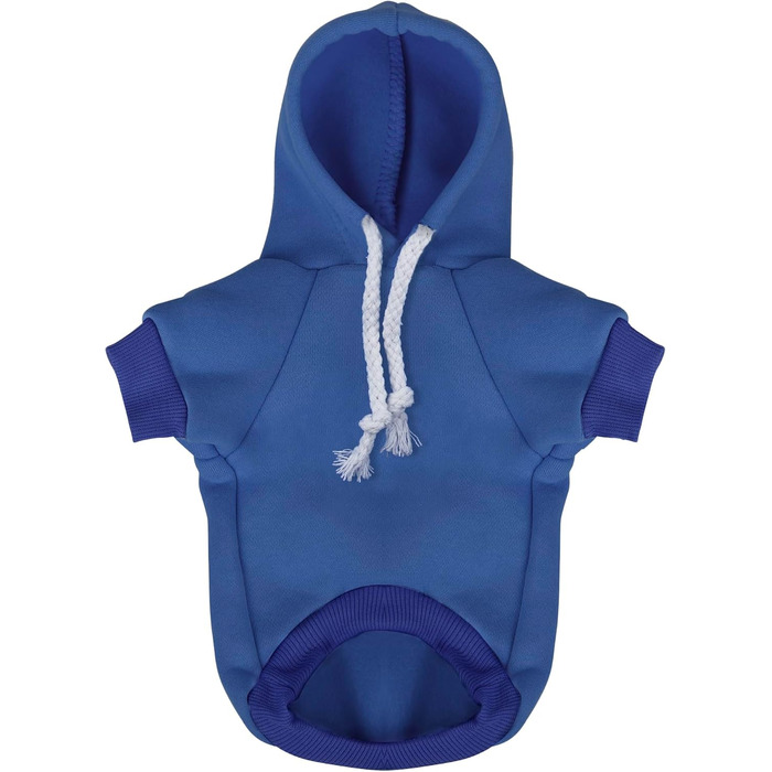 Світшот для чихуахуа Paiaite: теплий та стильний одяг для собак, принт 'Мордочка собаки', зимовий, великий розмір (X-Large), блакитний