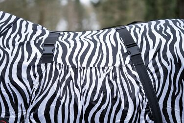 HKM 7238 Захисна попона від екземи та комах для коней Zebra, 155 см