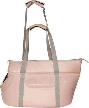 Сумка-переноска для собак та котів Boutique Zoo - рожева (штучна шкіра), до 5 кг