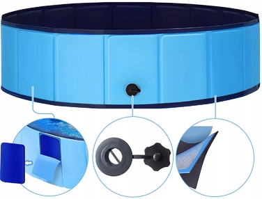 Садовий басейн для собак та домашніх тварин DEXTER, 120x30 см