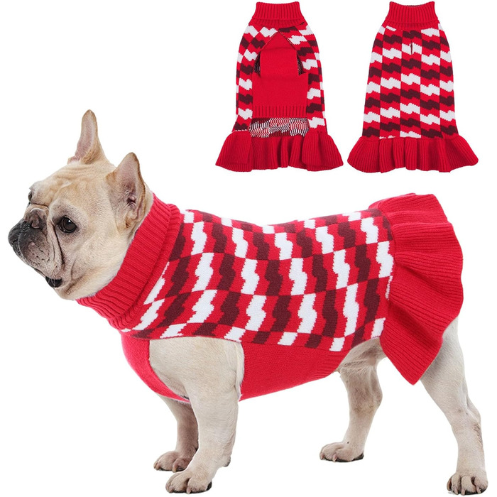 Пуловер для сук собак, теплий та стильний