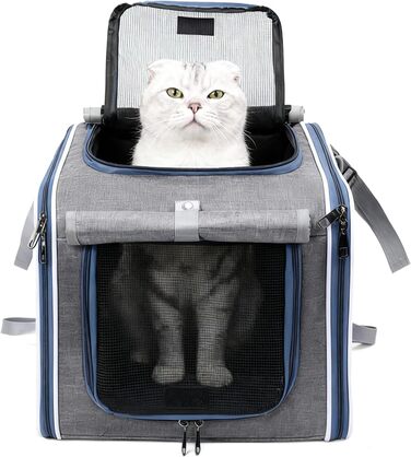 Крісло для собак на велосипед – дихаюче, портативне, кошик для собак на велосипед – для прогулянок, безпеки, подорожей, щоденних поїздок, сім'ї, їзди на велосипеді, активного відпочинку