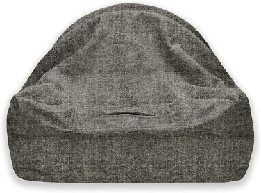 Sleepy Fox® Преміум Печера-ліжко для собак та котів - Нагороджений, запатентований дизайн (Medium: 85w x 75d x 55h cm, Сірий велюр)