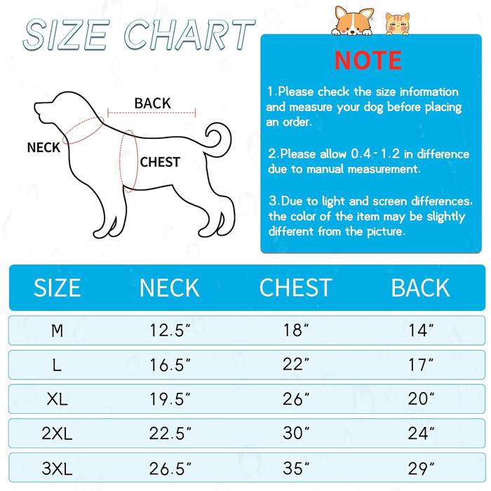 Дощовик для великих собак NACOCO, регульований, динозавр, водонепроникний, одяг, легка дощова куртка, пончо з капюшоном та смугами, світловідбиваючий, блакитний (розмір M, блакитний динозавр)