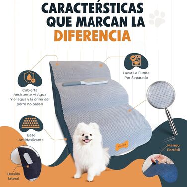 Східці для собак: переносні, з водонепроникними чохлами та щіткою для шерсті. Підходять для малих та великих собак