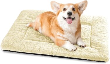 Крісло-лежанка для собак середніх порід Baodan, 90x60 см, миється, з антиковзною основою, бежеве