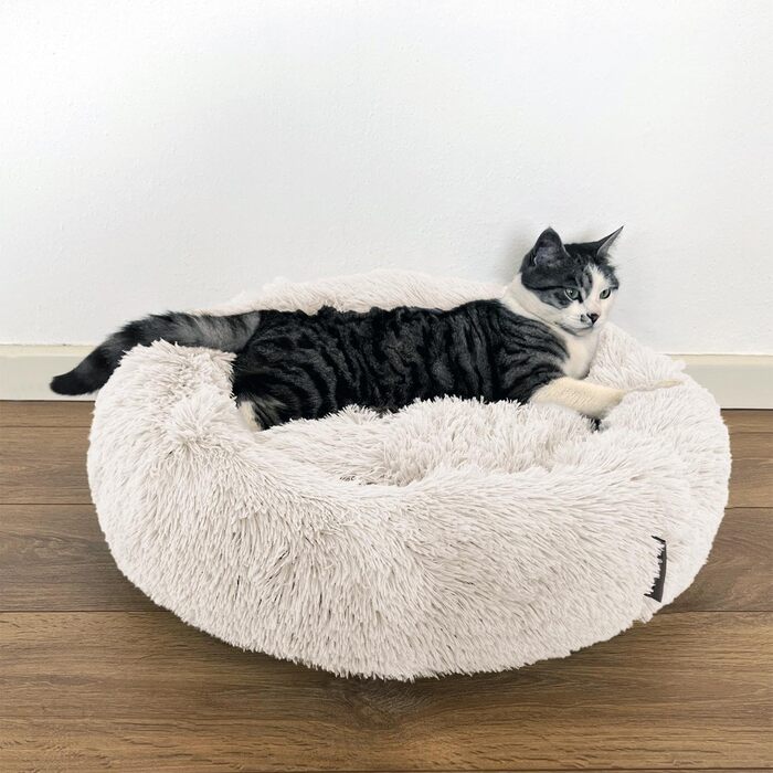 Крісло-ліжко для собак та котів Alaska: зручне, знімний чохол, неслизьке, машинне прання, велике (⌀ 81 см)