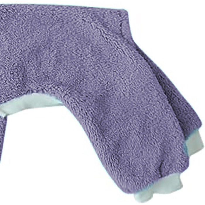 Теплий флісовий комбінезон для собак з принтом грейхаунд, з високим коміром, розмір M (2 шт.)