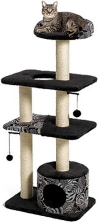 Котяча вежа MidWest Homes for Pets Feline Nuvo з дряпаком, 55,9 x 38,1 x 128,3 см