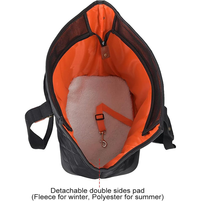 Чарівна переноска для тварин - сумка-переноска для кота/собаки, чорна, для щоденного використання на вулиці