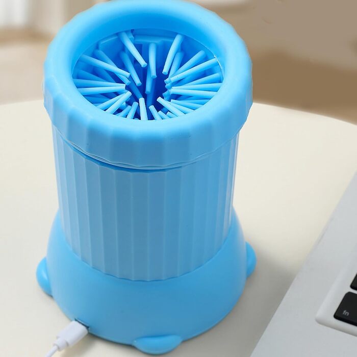 Автоматичний мийник лап для собак Kanoauo | USB-зарядка, для середніх та великих порід, цуценят та котів (блакитний)