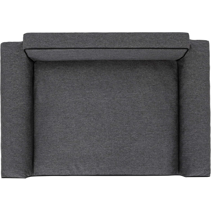 Ліжко для собак Ianri, чорне, XXL (116x78 см) - зручне та миється, для великих собак