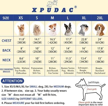 Піжама для собак XPUDAC, фліс, теплий зимовий костюм для собак, дівчаток та хлопчиків, розмір S, блакитний динозавр