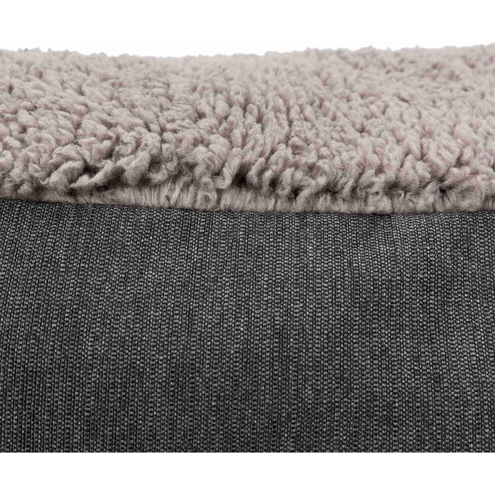 TRIXIE ортопедична подушка для собак Vital Kissen Bendson, овальна, 100×70 см, темно-сіра/світло-сіра