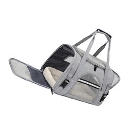 Рюкзак-переноска для тварин JOINPAYA: дихаючий матеріал, сітчасте вікно, регульований ремінь, універсальна сумка для собак та котів на подорожі, кемпінг та прогулянки