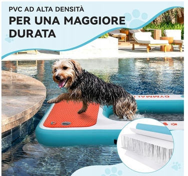 Надувна платформа-трап для собак: вихід із води (басейн, озеро, море)