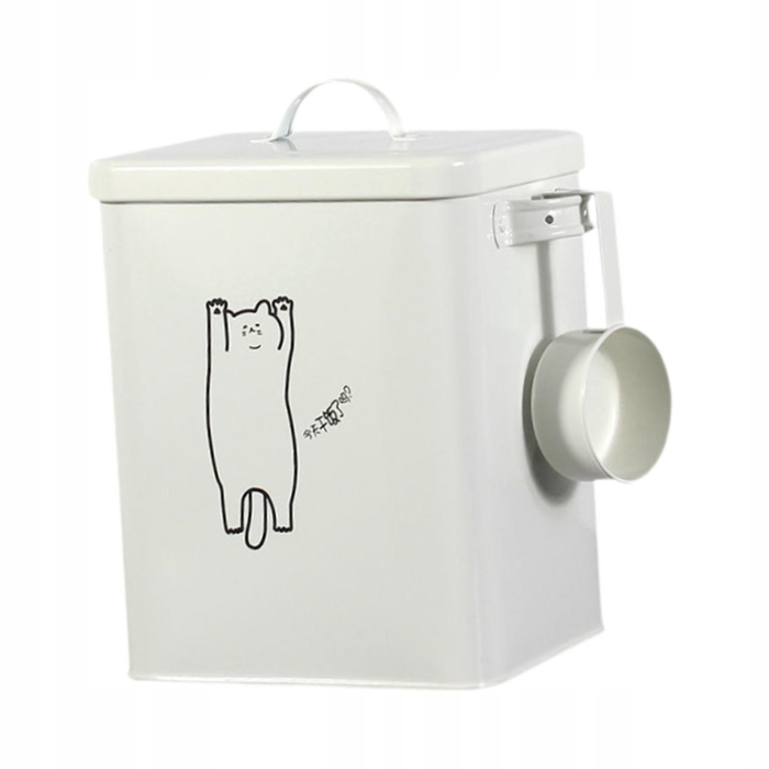 Герметичний контейнер для зберігання сухого корму для котів та круп, універсальний органайзер для продуктів