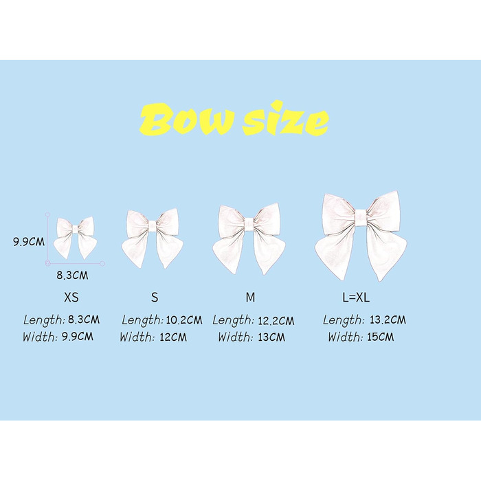 Чорний ошийник для собак з бантиком - регульований, міцний, для середніх собак, з бантиком для вечірки/весілля, чорний, Unique Style Paws