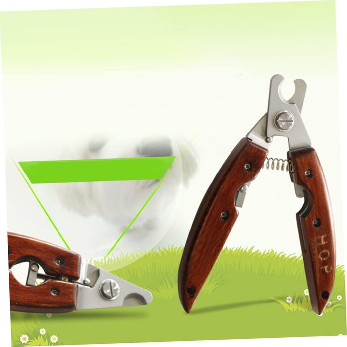 Ножиці для грумінгу тварин Minkissy з нержавіючої сталі для собак, котів та цуценят з захисним запобіжником. Підходить для грумінгу тварин, птахів та кроликів. Розмір - середній (див. зображення)