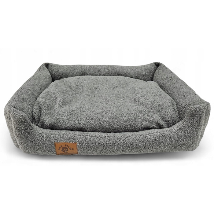 Плюшевий диван для собак Odol, сірий, 70 x 60 см