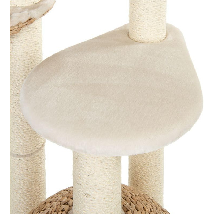 Дерево для котів ZooPlus Laguna з місцями для відпочинку з рогожу, довгі сизалеві стовпчики, висота 160 см