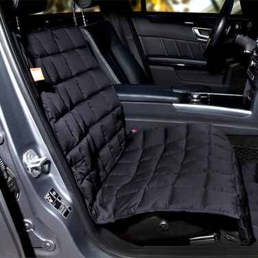 Авточохол на сидіння пасажира Doctor Bark - захисна кришка для всіх авто/SUV (Чорний)