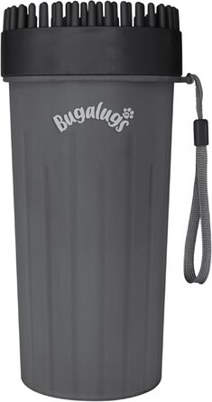 Очисник лап для собак BUGALUGS - портативний душ для лап для собак та котів (Великий, чорний)