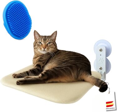 Гніздо-гамак для котів на вікно з присосками, складане ліжко для котів, міцний гамак для вікон, з подвійними присосками