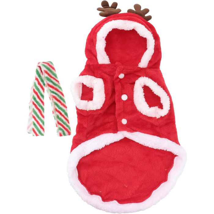 Костюм для собаки/кішки Holibanna на Новий Рік: олень, тепла жилетка, розмір XL