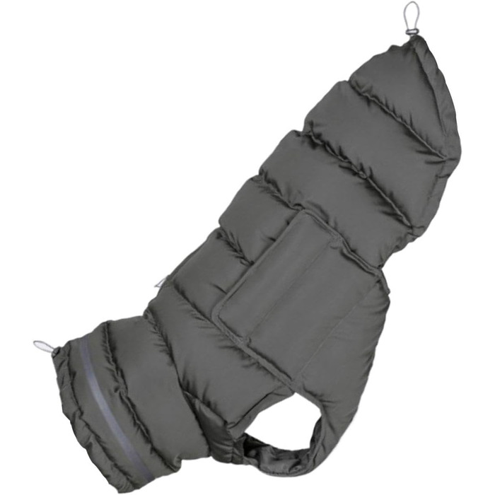 Зимовий одяг для собак: тепла куртка, жилет, одяг для великих собак, сірий колір