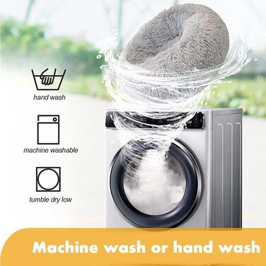 Кругле ліжко для собак та котів Chickwin з м'якого плюшу, зелене (80x65x18 см)